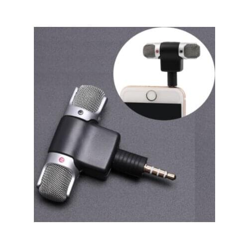Protable Metal Microphone 3.5mm Jack Lavalier Tie Clip Microphone Mini Audio Mic For Speech Leture Mobile Phone Microphone