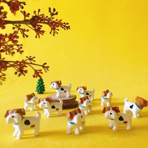 Sale~10Pcs Scottish Terrier/dog/puppy/fairy garden gnome/moss terrarium decor/crafts/bonsai/bottle garden/home table decor/r028