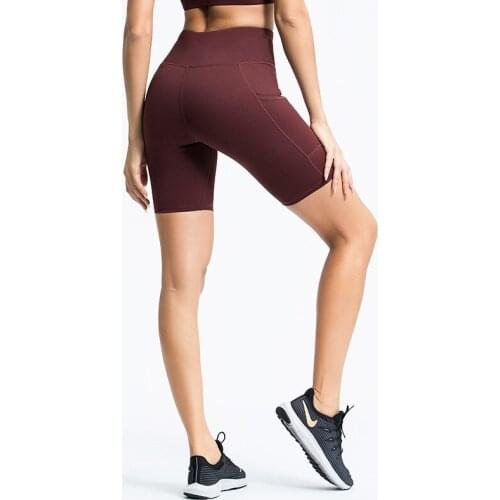Sports Shorts Ladies Mid Waist Yoga Stripe Fitness Yoga Shorts Sport Shorts For Women Tight Workout Sportswear Yoga shorts