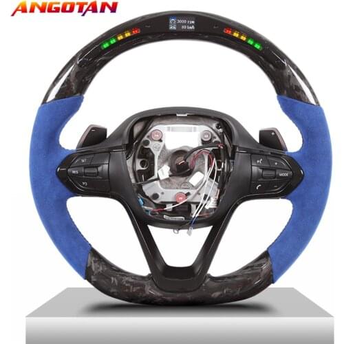 LED Steering Wheel Fit For BMW M3M5 12 3 4 Series F90 I8 Carbon Fiber LED Forging processSteering Wheel