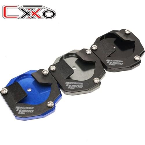 Motorcycle Side Stand Extension Foot Enlarger Pad For Yamaha Super Tenere tenere1200 Tenere 1200 XT1200Z XR1200ZE 2014-2019 2020