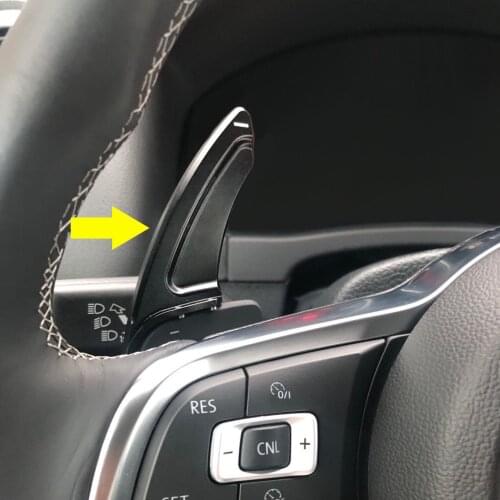 Steering Wheel Gear Shift Paddle Extension For Volkswagen Golf 7 Polo GTI R R-Line Jetta GLI Scirocco GTS Accessories Black