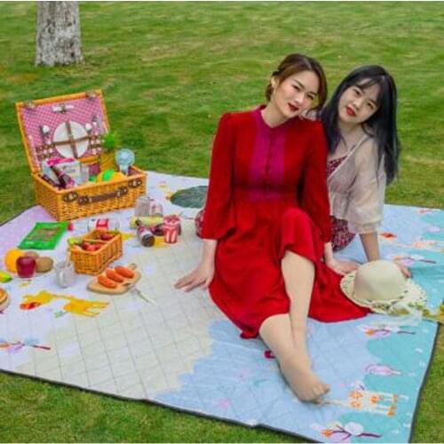 Moisture-proof picnic blanket outdoor camping tent mat beach spring tour picnic mat floor mat