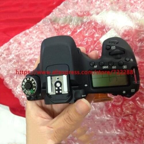 Repair Parts For Canon EOS 80D Top Cover Case Ass'y With LCD Display Power Switch Shutter Button Flex Cable CG2-5105-000