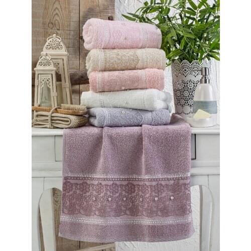 Organic Cotton %100 Home Supplies Soft Face/Hand Towel Thick Absorbent Cloth Dishcloths Hanging Cloth Home Accessories 50*90cm