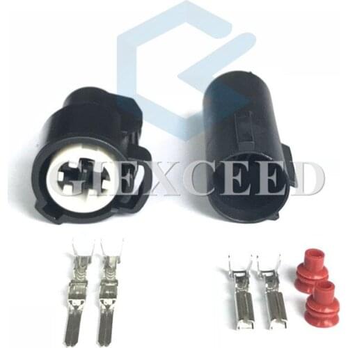 2 Pin 6189-0156 Oil Pressure Switch Knock Sensor Plug Auto Socket Cooling Fluid Sensor Connector For Honda Acura VTEC