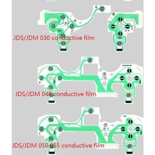 300pc For PS4 PS4 PRO Slim game pad controller JDM JDS-030 040 050/055 joystick button conductive film ribbon flex