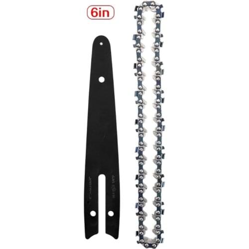 6 Inch Chain Guide Mini Chainsaw Chains and Chainsaw Chains Accessory Replacement Chain for Chainsaw Tools