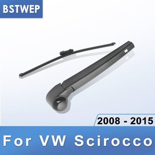BSTWEP Rear Wiper & Arm for VW Scirocco 2008 2009 2010 2011 2012 2013 2014 2015