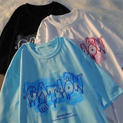 Top Design Sense Niche White Short-sleeved T-shirt Men And Women Loose T-shirt Oversized T-shirt Ladies T-shirt Half-sleeved Top