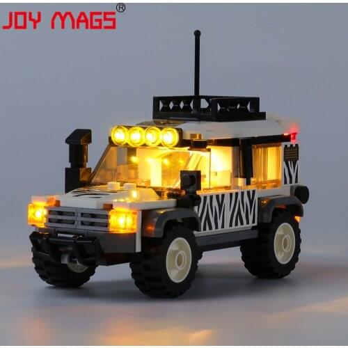 JOY MAGS Only Led Light Kit For 60267 CITY Series Safari Off-Roader Toys , (NOT Include Model)