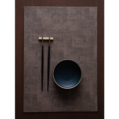 Western Nordic leather pad mat bowls mat coasters household insulation against hot water and oil heat mat table mats