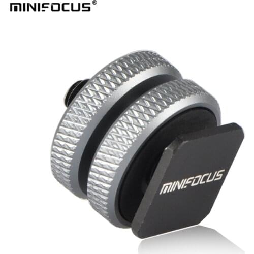 Camera Rig Hot Shoe Mount to 1/4"-20 Tripod Screw Adapter Flash Shoe Mount for DSLR Camera Cage Monitor Video light microphone