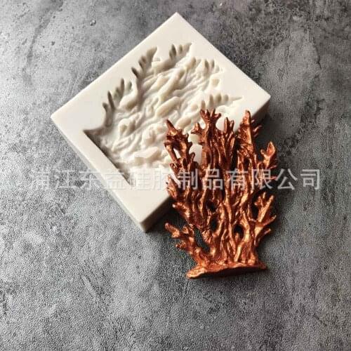 Seagrass Tree Coral Turned Sugar Silicone Mold L099