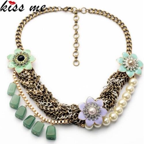 New Design Classic Fashion jewelry Green Stone Luxury Party Pendant Necklaces &Pendant 2017