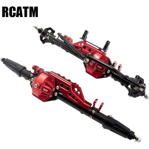 Upgrade Aluminum Alloy CNC Front Rear Axle Assembly Set for 1/10 RC Crawler Car Axial Wraith Ghost Rr10 90048