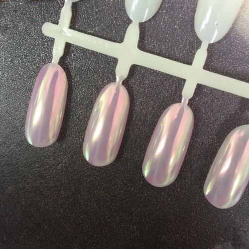 WHOLESALE PURPLE Aurora Neon Pigment Powder Chameleon Mermaid Unicorn Chrome Nail Rainbow Dust Nail Art DIY