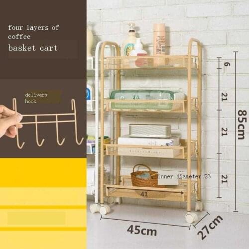 Organization Storage Rack Kitchen Sponge Holder Almacenamiento Cocina Home Organizer Trolleys Estantes with Wheels Shelves