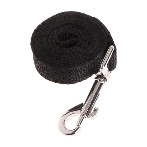 Pet Dog Lead Leash Long Strap Nylon Rope Obedience Training Walking 1.5/6/10/15M Q0KA