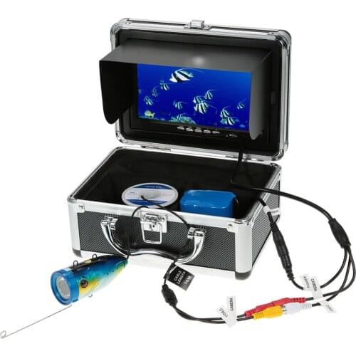 30M Cable Professional Fish Finder Underwater Fishing Video Camera 1000TVL HD 7inch Color Monitor 38.5mm Waterproof Camera Head