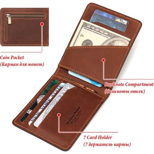 Luxurious Mens Cowhide Wallet RFID Multi-card Male Genuine Leather Coin Purse Business Card Holder