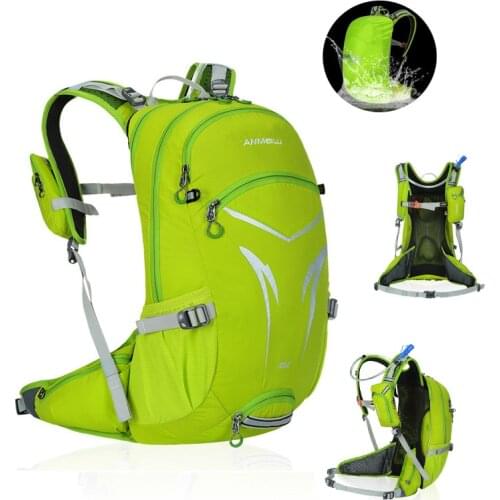 20L Waterproof Bicycle Backpack,Lightweight Moutain Hiking Climbing Rucksack with Rain Cover,Unisex Traveling Cycling Backpack