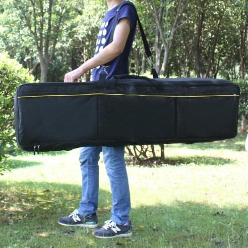 Ammoon 88-Key Keyboard Carry Bag Electric Piano Padded Case Gig Bag Zippered Closure with Top Handle (Color Random Delivery )