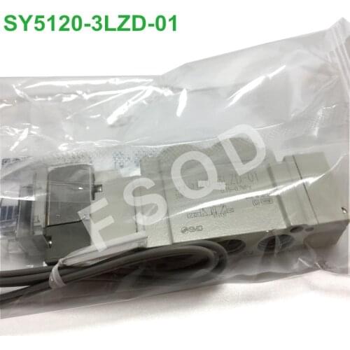 SY5120-3LZD,4LZD,5LZD,6LZD,5L-01 SYA5120,SYA5220-C6-F2 SMC Pneumatic 5 Port Solenoid Valve SY SY5120 Series