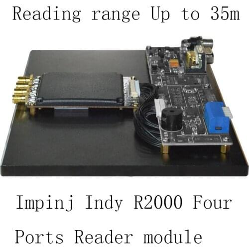 TOP1-Quality 4ports impinj Indy r2000 uhf rfid reader module with development board For Assets Management