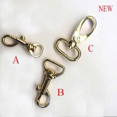 Gold Purse lobster Clasp,Small gold snap hook/parrot clasp