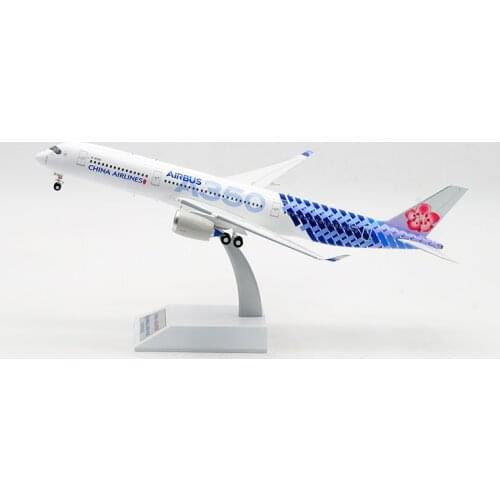 1:200 A350-900 China airlines airplane aircraft plane diecast alloy model with base landing gear collectible diecast toy