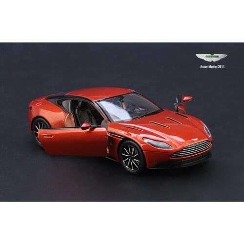 1:24 Aston Martin DB11 Sports Car Simulation Alloy Car Model Decoration Adult Boy Toy Door can be opened Free Shipping