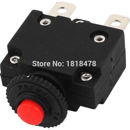 10PCS HS R01 15A 10A 5A 20A AC125/250V 15A Circuit Breaker Thermal Overload Protector