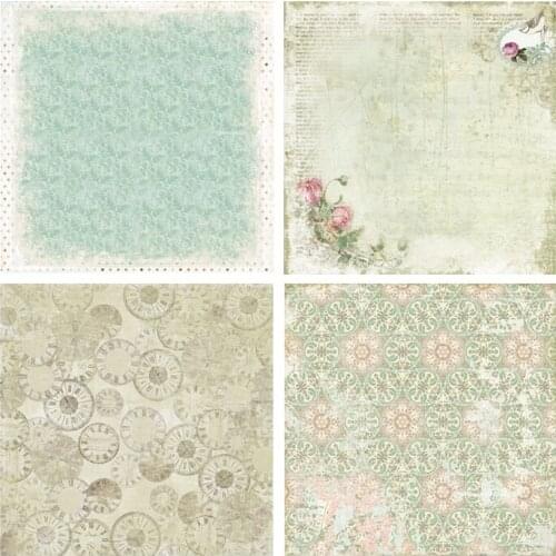 15.2cm elegant scrapbooking background papersheets diy decorating papercrafts 2sets/lot