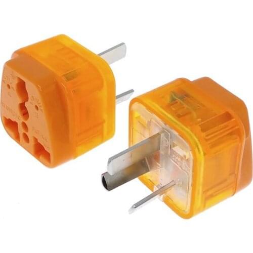 Australian, New Zealand, China Travel Adapter Type I Plug w/ Surge Protector Voltage Indicator