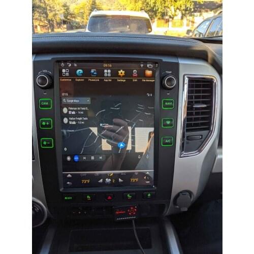 PX6 Android GPS Navigation 12.1 Inch Telsa Vertical Screen Car Radio For Nissan Titan 2016-2019 Stereo Multimedia MP3 Player