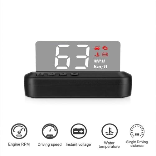 2020 Brand new Car Headup display obd2 hud display Car projector Hudway drive without ghosting