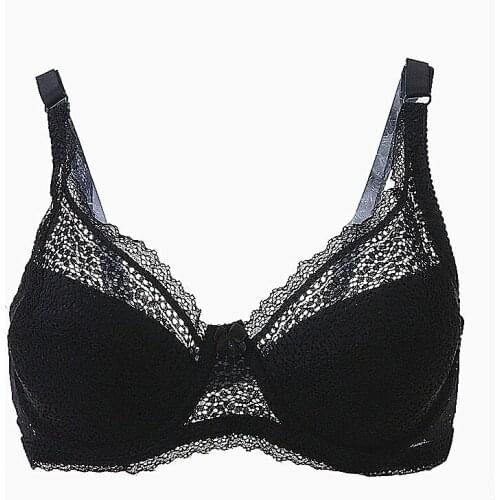 Plus size 36 38 42 CD Large big cup bra summer soft Lace Bra for Women Sexy bra Cotton Underwire Brassiere Full Cup bra for lady