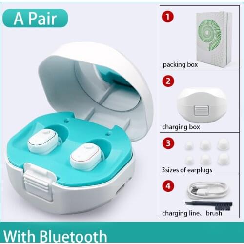 Digital Hearing Aids Rechargeable Digital Hearing Aid with Charging Case Audifonos Hearing Device Hearing Amplifier for Elderly