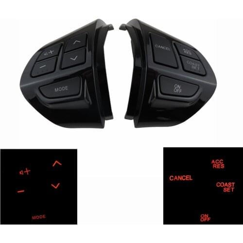 For Mitsubishi ASX Outlander XL 07-12 Steering Wheel Cruise Control Buttons Remote Control Volume Switch car accessories Black
