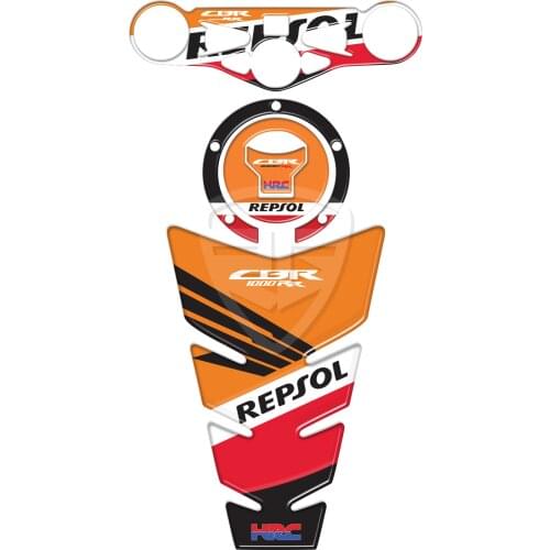 Honda Repsol 1000rr 2014 - 2019 Motorcycle 3D Tank Pad Protective Decal Sticker For Honda 1000RR Repsol 2014 - 2019