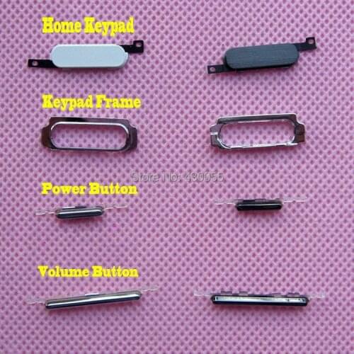 White/Pink/Gray New Housing Home Main Function Keypads Frame Power Volume Buttons For Samsung Galaxy note 2 II N7100