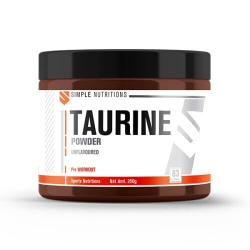 Simple Nutritions Taurine Unflavoured 250 gr (83 Services)