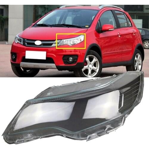 Roavia For Great Wall Voleex C20R Front Head Light Glass Headlamp Transparent Cover Lampshade Bright Lamp Shade Shell Cap Hood