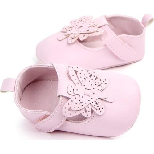 Infant Girls Baby Sandals Shoes Summer Kids Flower Shoes Hollow Soft Leather Sandals Children Toddler Shoes Cute
