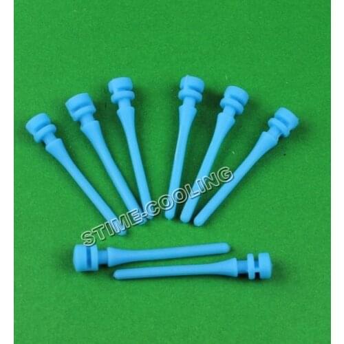 10000PCS Lot New Computer Fan Silicone Shock Absorption Reducte Noise Rubber Blue Screw