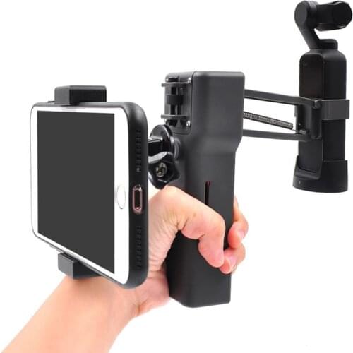 Foldable Z-Axis 4th Axis Stabilizer with Smartphone Holder Clip Handle Grip Damping Buckle Box for DJI OSMO Pocket Accessories
