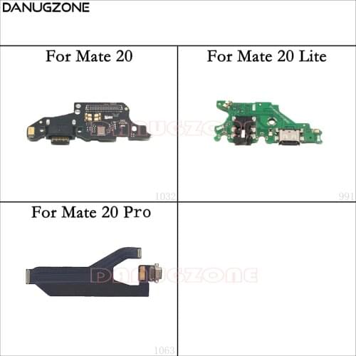 USB Charging Port Dock Plug Socket Jack Connector Charge Board Flex Cable For Huawei Mate 20 Lite / Mate 20 Pro