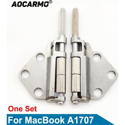 Aocarmo Hinge Left Right w/Hinge Connector Shaft Replacement Part For MacBook A1707