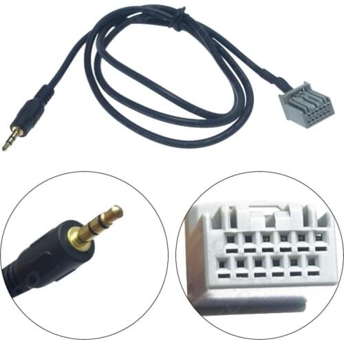 1 PCS Car Audio 3.5mm Male Plug AUX Wire For Honda City 2009-2012 AUX In Input Interface Adapter Cable